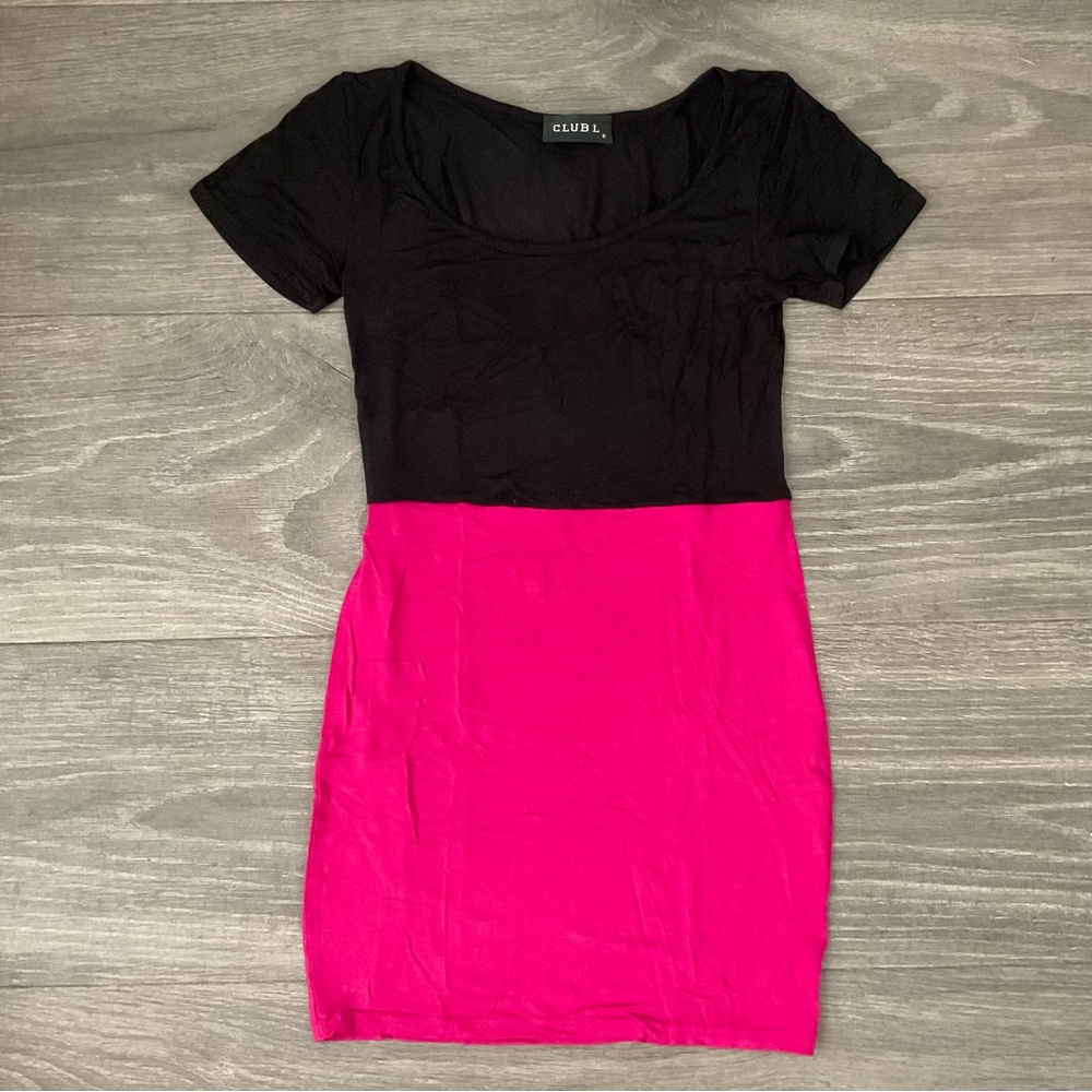 Club L Color Block Body-Conscious Dress Size 4